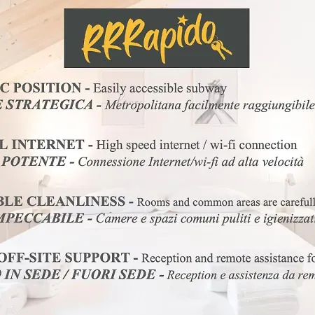 Rrrapido - Via Casale Apartmán Milán
